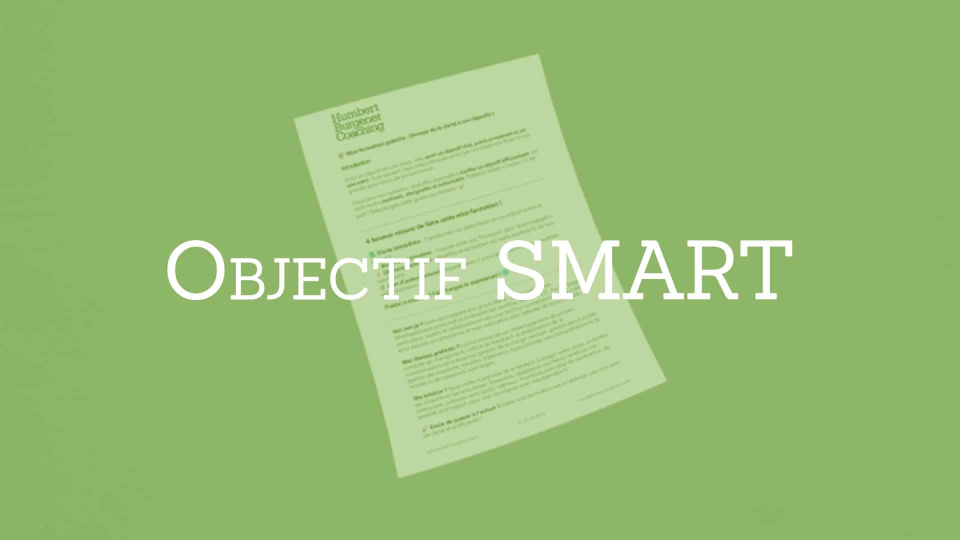 Objectif SMART